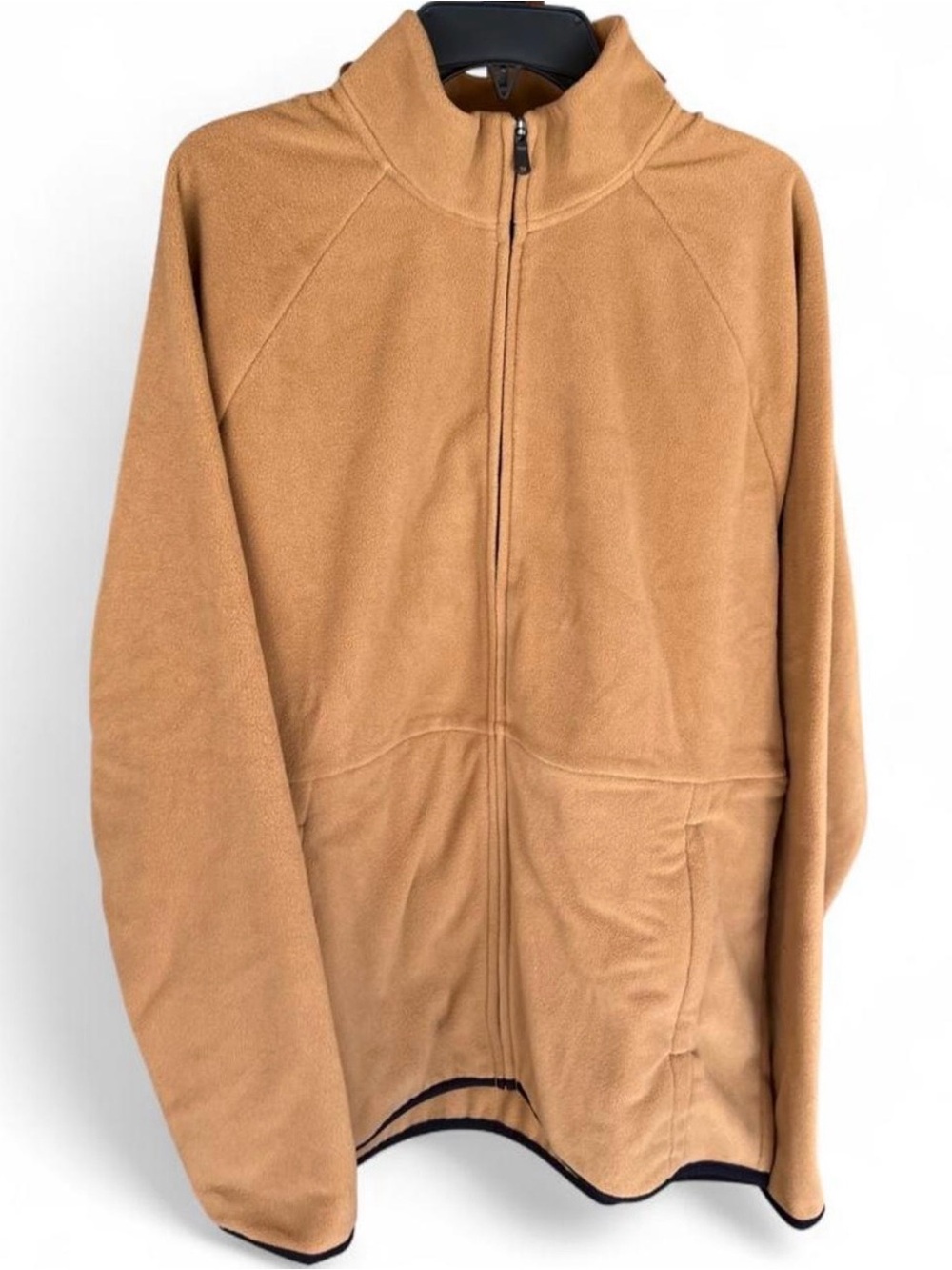 tek gear Men's Full-Zip Micro-fleece Jacket in Camel/Tan